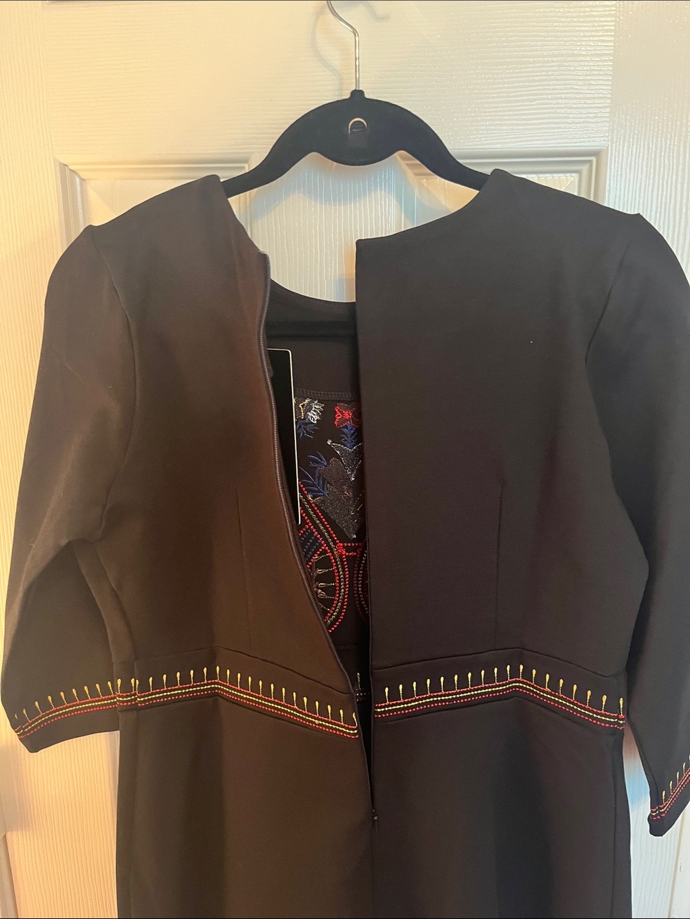 NWT Lai Meng Five Cats Embroidered Dress - Picture 9 of 14